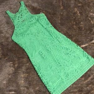 Lilly Pulitzer crochet overlay dress
